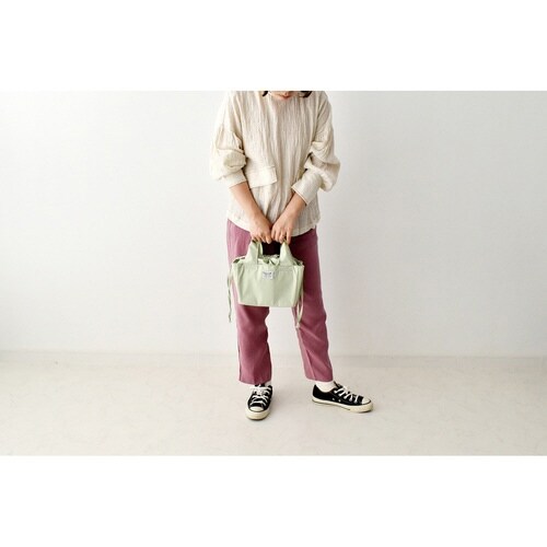 ランチバッグ 保冷 巾着 smooth グレー