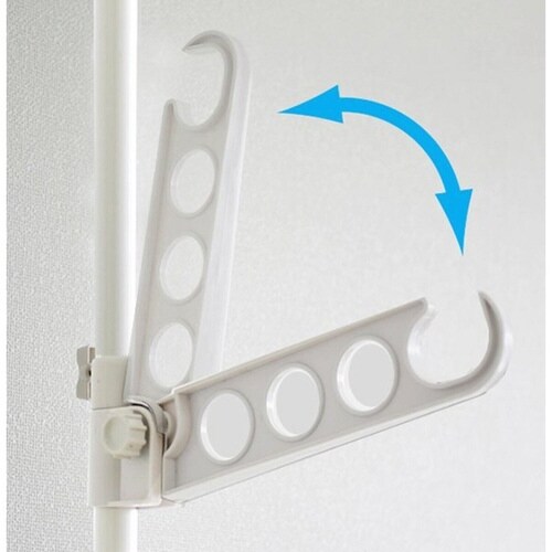 物干し 突ぱり室内1段竿受け 室内物干し 室内