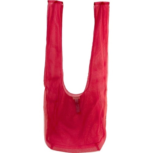 エコバッグ S 軽量 リバーシブル レッド×ピンク