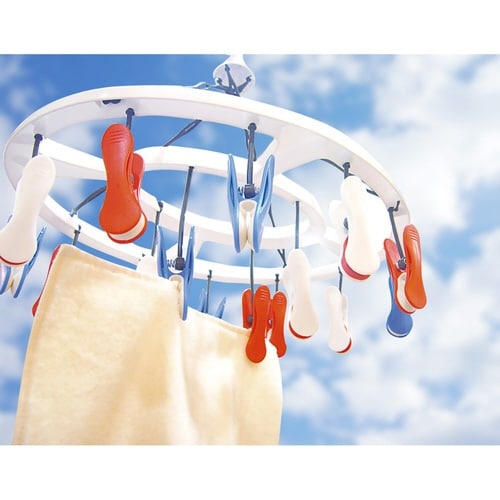 洗濯ハンガー 16ピンチ ラゲールラウンドハンガー
