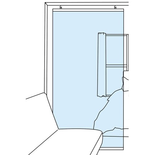 透明シート 店舗 1m 防炎 抗ウイルス 抗菌