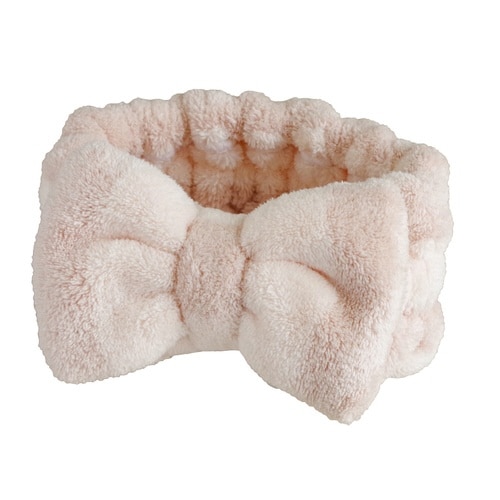 ヘアドライタオル ヘアバンド 2点セット ピンク