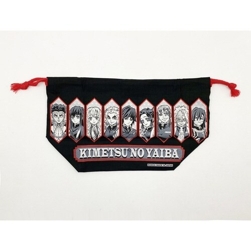 弁当袋 鬼滅の刃 巾着袋 子供 ランチバッグ
