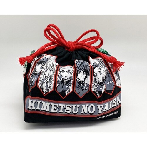 弁当袋 鬼滅の刃 巾着袋 子供 ランチバッグ