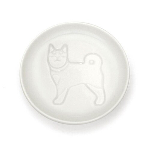 醤油皿 9cm イヌ 皿 食器 和食器 とまる