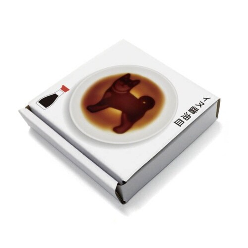 醤油皿 9cm イヌ 皿 食器 和食器 とまる