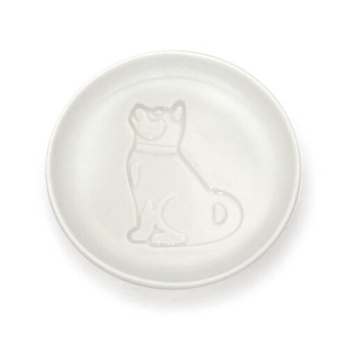 醤油皿 9cm イヌ 皿 食器 和食器 おねだり