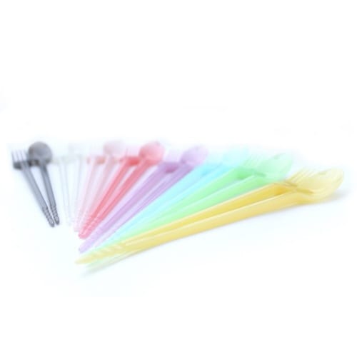 箸 3WAY スプーン フォーク 18cm ブルー