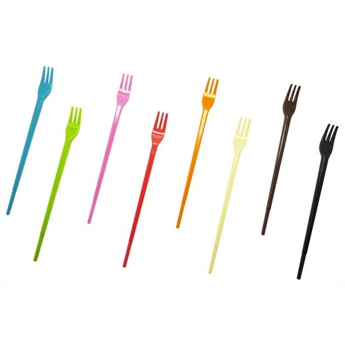 箸 3WAY スプーン フォーク 18cm レッド