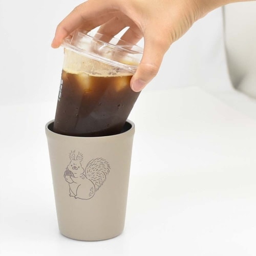 タンブラー 260ml フタ付き sotto リス