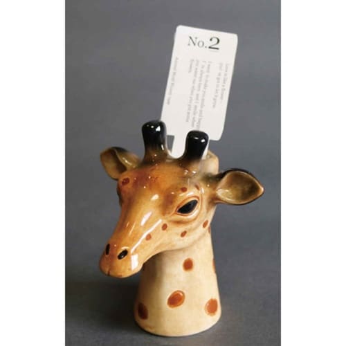 花瓶 一輪挿し フラワーベース 動物 キリン