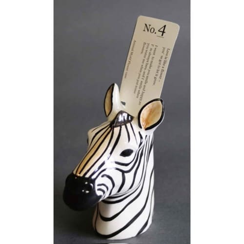 花瓶 一輪挿し フラワーベース 動物 ゼブラ