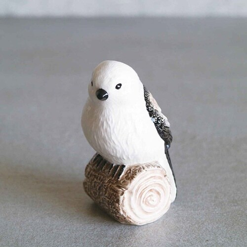 花瓶 一輪挿し フラワーベース 動物 エナガ