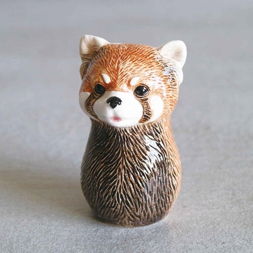 花瓶 一輪挿し フラワーベース レッサーパンダ