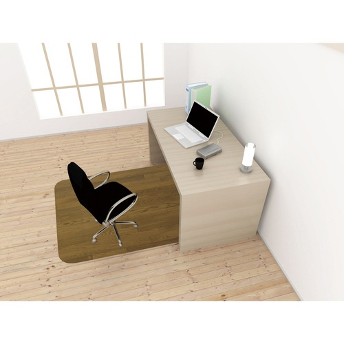 マット 90×130cm ダークブラウン