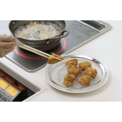 油切り皿 大 直径22.6cm ママクック