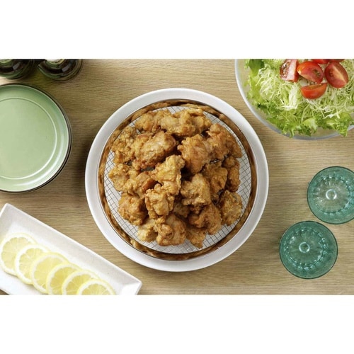 油切り皿 大 直径22.6cm ママクック