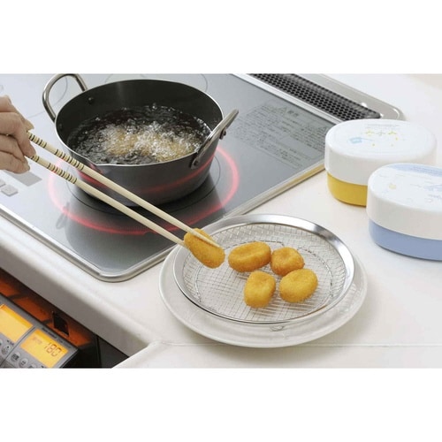 油切り皿 直径19.6cm ママクック