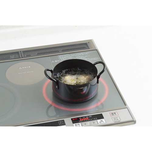 天ぷら鍋 16cm IH対応 鉄製 日本製
