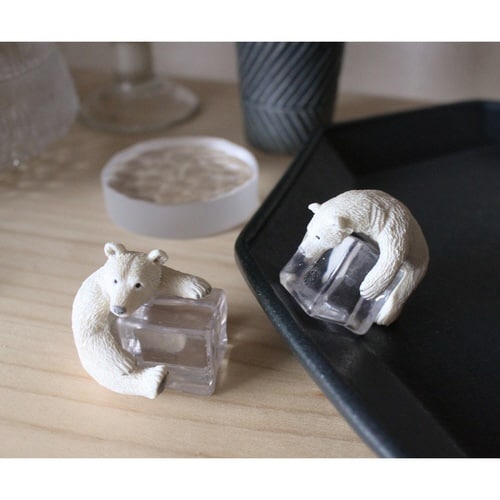 置物 シロクマ ポーラベア オブジェ