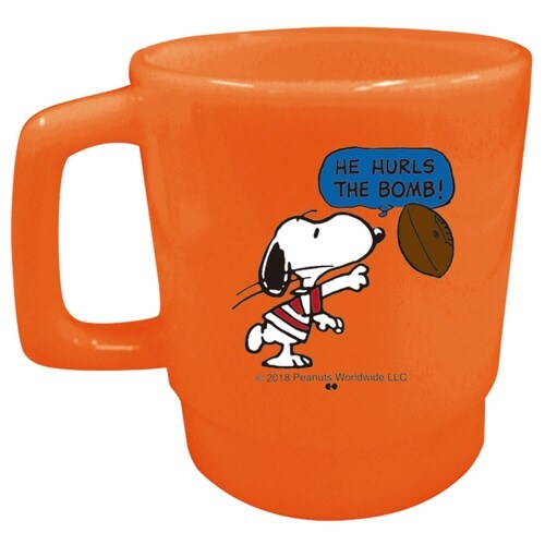 マグカップ 350ml スヌーピー オレンジ