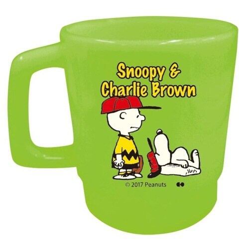 マグカップ 230ml S スヌーピー グリーン