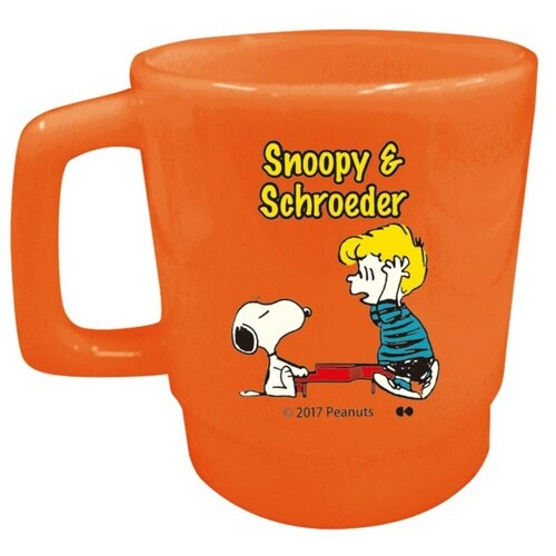 マグカップ 230ml S スヌーピー オレンジ