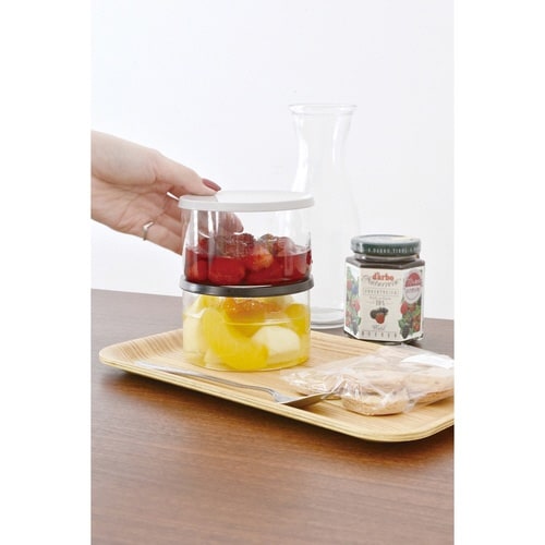 保存容器 ガラス製 ブラック