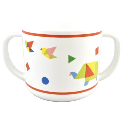 コップ 両手マグ 子供用 ベビー レッド