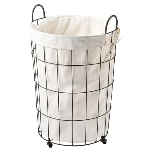 ランドリーバスケット 布付きランドリーバスケット