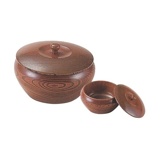 菓子器 菓子鉢 18cm 雅 木製 天然木 漆