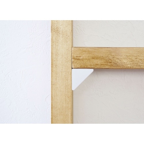 シェルフサポート 棚受 同色2個入り オフホワイト