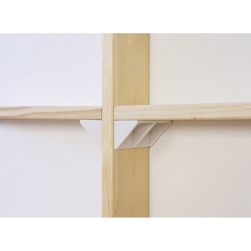 シェルフサポート 棚受 同色2個入り オフホワイト