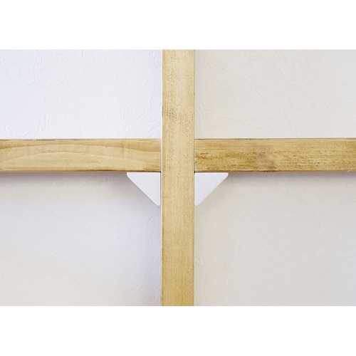 シェルフサポート 棚受 同色2個入り オフホワイト