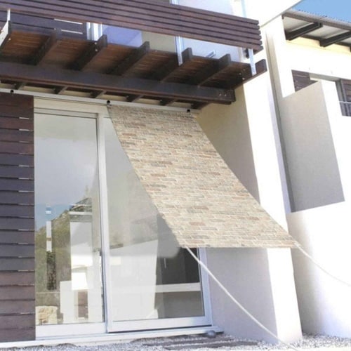 日よけ オーニング レンガ 90x180cm