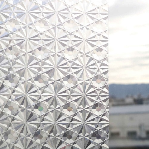 窓 シート 飛散防止 UVカット 切子