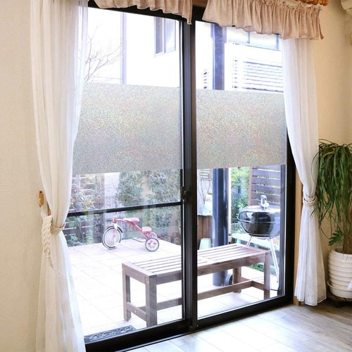 窓 シート 飛散防止 UVカット モザイク