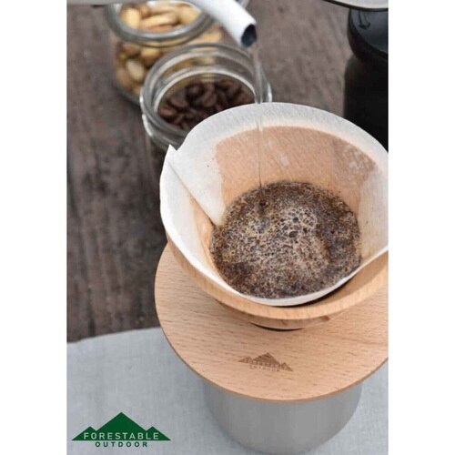 コーヒードリッパー 木製 アウトドア