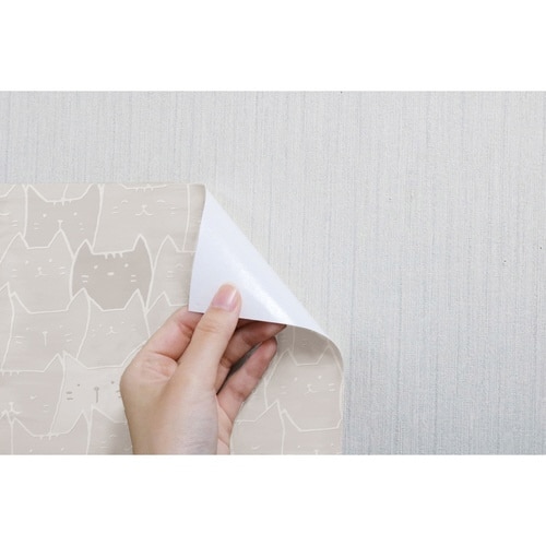 壁紙 はがせる シール ネコ 45×250cm