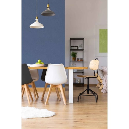 壁紙 はがせる シール ソリッド ダークブルー