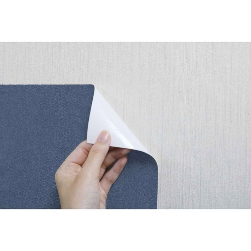 壁紙 はがせる シール ソリッド ダークブルー