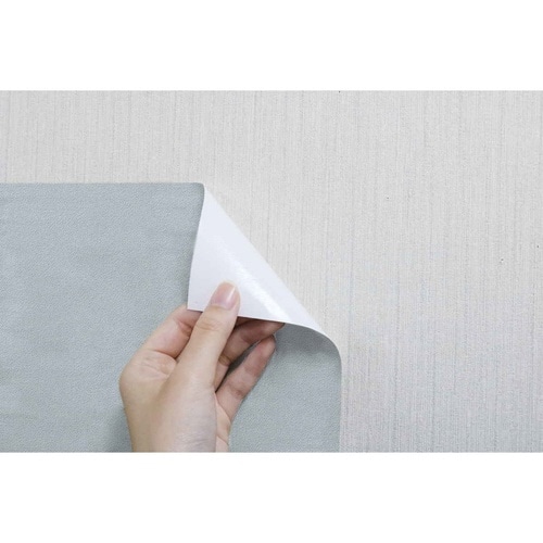 壁紙 はがせる シール ソリッド ライトブルー