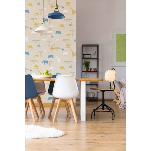 壁紙 はがせる シール 動物 45×250cm