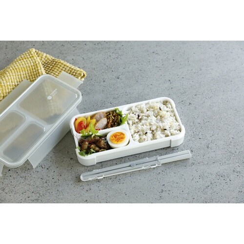 弁当箱 400ml 抗菌 フードマン ライトグレー