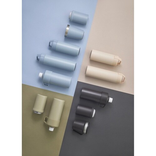 ステンレスタンブラー シルバー×チャコールグレー