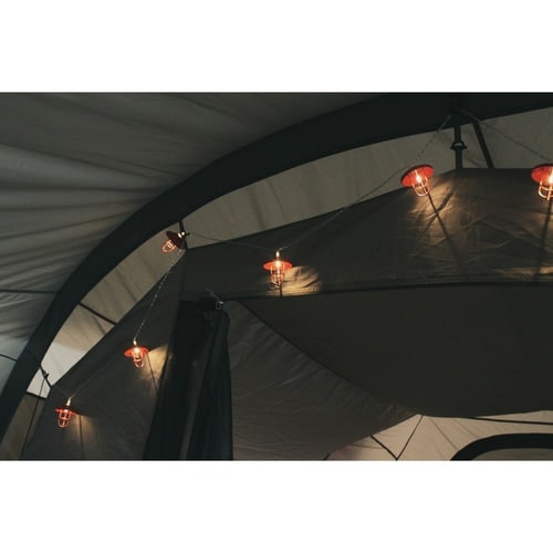 アウトドア ライト 10球 LED レッド