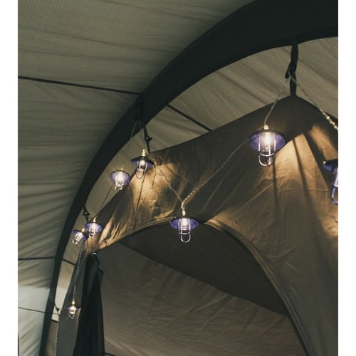 アウトドア ライト 10球 LED ブルー