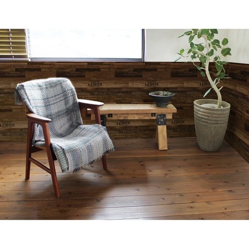 壁紙 はがせる シール スタンプウッド