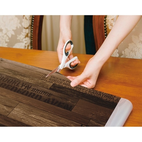 壁紙 はがせる シール スタンプウッド