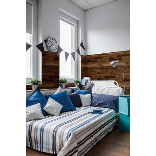 壁紙 はがせる シール スタンプウッド